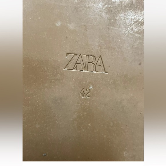 ZARA  Knotted Rope Detail Flat White Sandals - Size 42. (12US) Off White/ cream - Picture 5 of 5